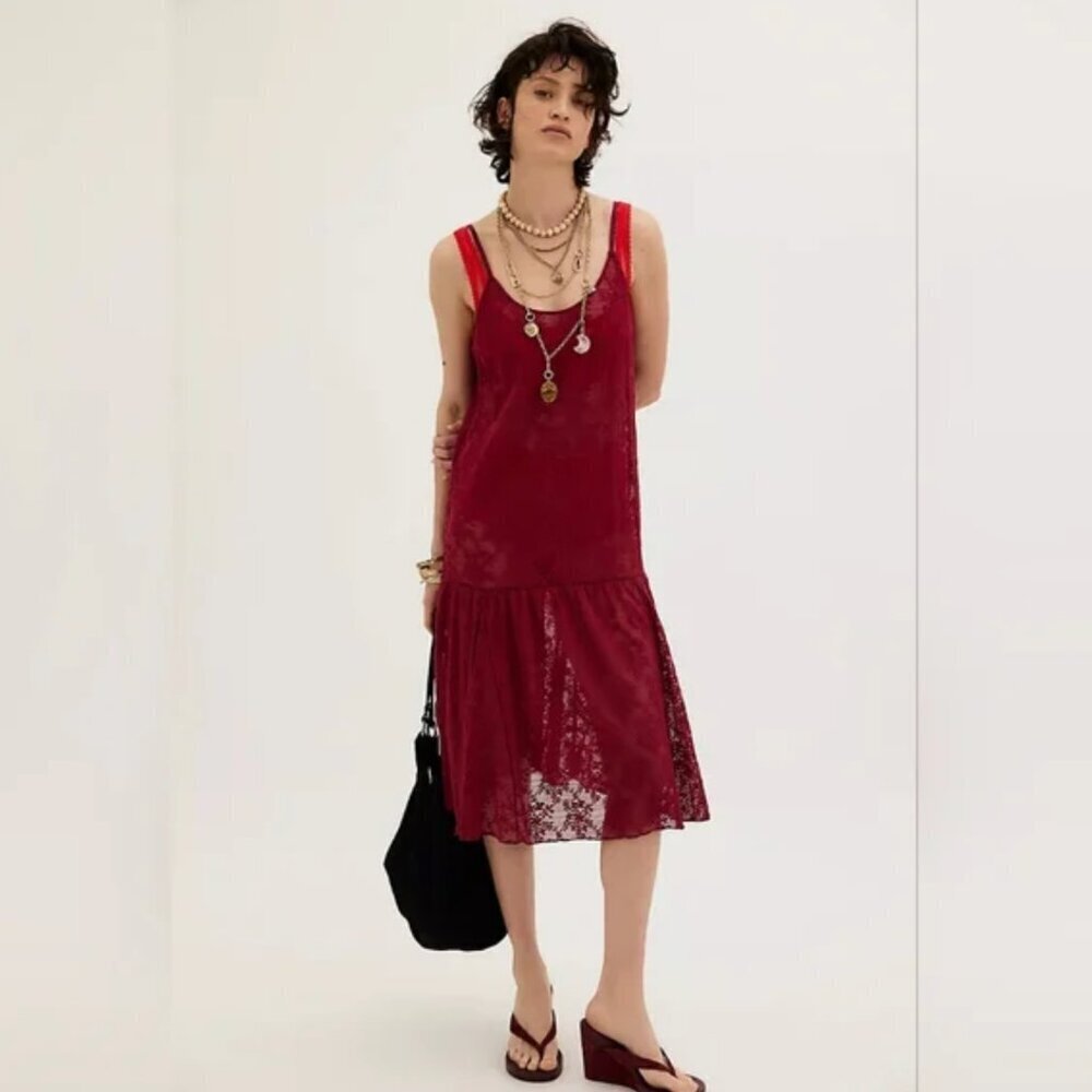 Free Pepple NWOT " Ready To Go" Midi Slip xs